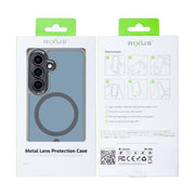 Rixus Classic 04 hoesje voor Samsung Galaxy S25 Plus – MagSafe-compatibel, titaniumgrijs