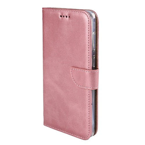 Rixus bookcase voor Samsung Galaxy S25 Edge – roze
