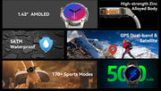 Xssive GPS Smart Watch XSS-SW11 - Zwart