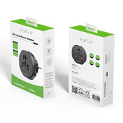 Rixus RXHC27B EU Reisadapter / Wandadapter – Zwart