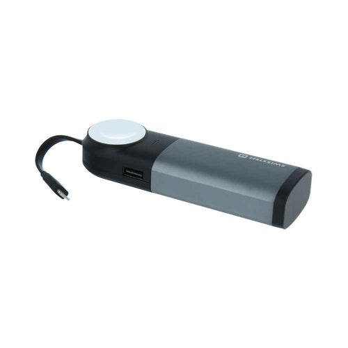 Swissten 2-in-1 Wireless MFI Powerbank 10.5W – 6.700 mAh