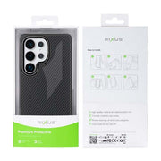 Rixus Mag Carbon MagSafe-compatibel hoesje voor Samsung Galaxy S26 Ultra – zwart