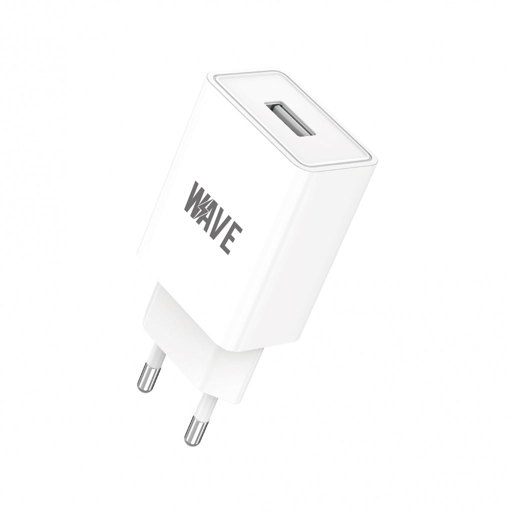 Wave WA-319W USB-A Reisadapter 12W (Wit)