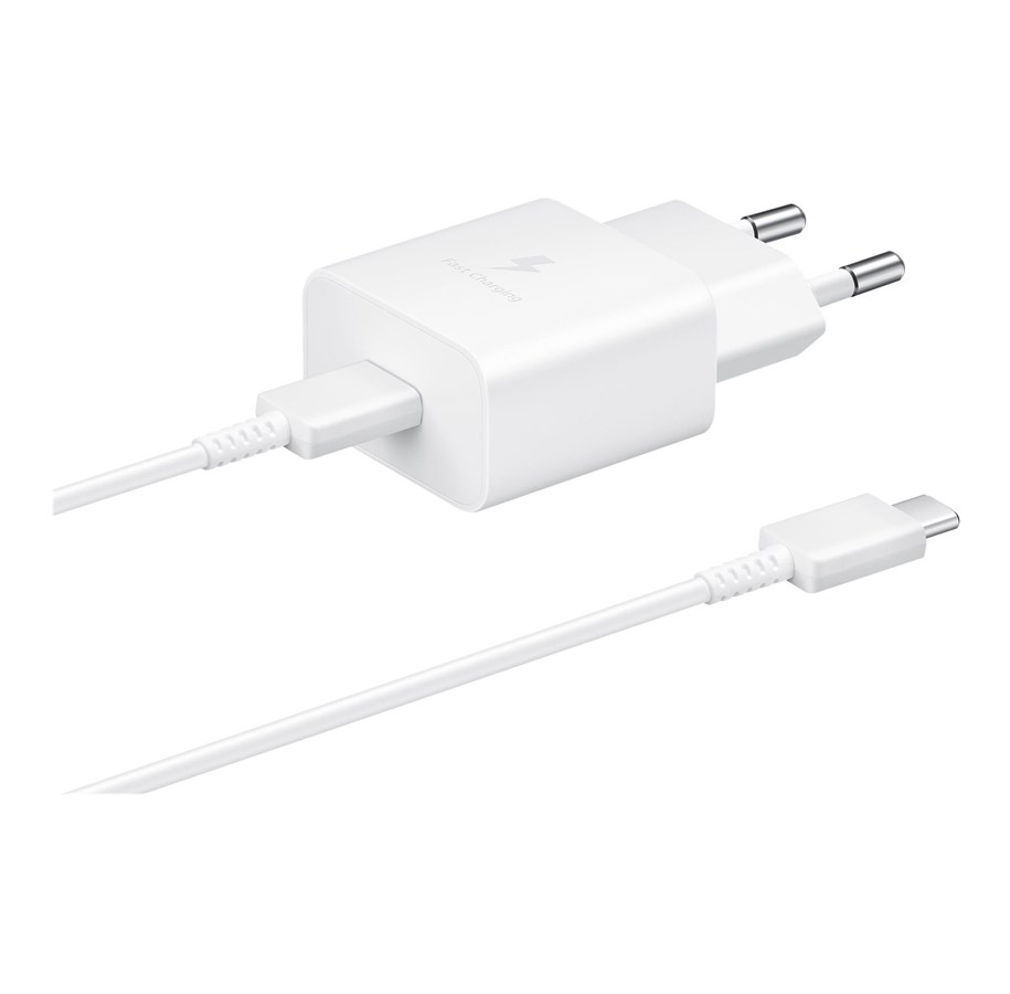 Samsung EP-T1510 USB-C Fast Adaptor With Cable (15W)  - wit