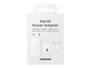 Samsung EP-T1510 USB-C Fast Adaptor With Cable (15W)  - wit