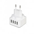 Reislader 4.2A – 4x USB-A Wandlader – Goud