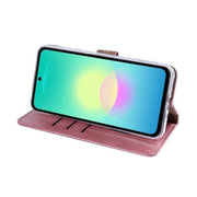 Rixus bookcase voor Samsung Galaxy A27 – roze