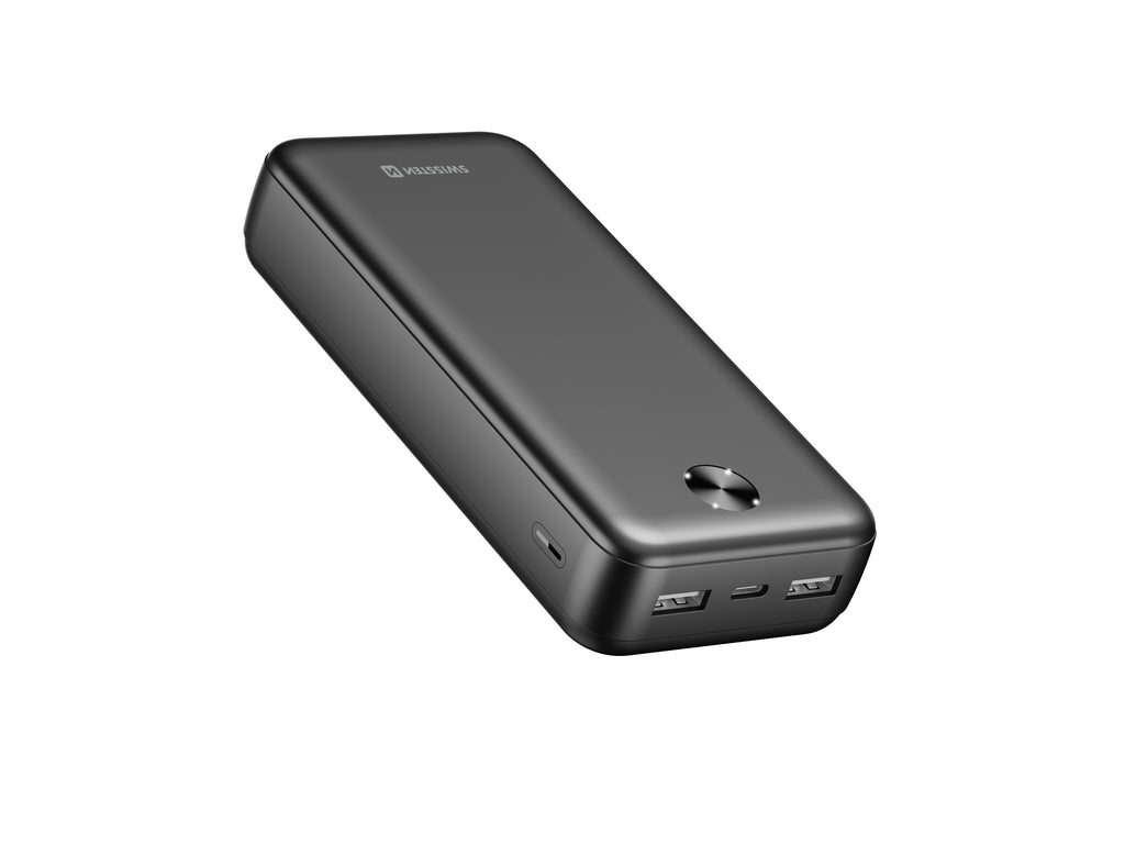 Mit der Swissten Worx Pro Powerbank 20.000 mAh