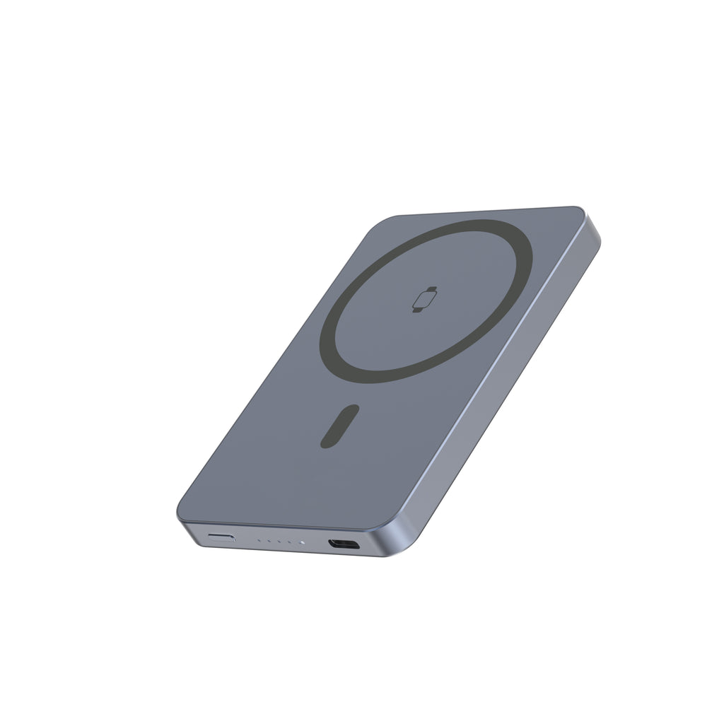 Swissten Fusion MagSafe Powerbank – 5.000 mAh – Zilver