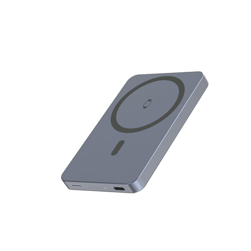 Swissten Fusion MagSafe Powerbank – 5.000 mAh – Zilver - Laad Centrum