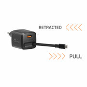 Swissten SlideCharge Travel Charger (45W) - 22071340 - Black
