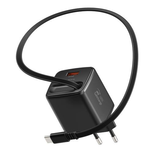 Swissten SlideCharge Travel Charger (45W) - 22071340 - Black