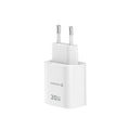 Swissten Edge USB-C + USB-A Reiseladegerät 20W GaN – Weiß – 22071713