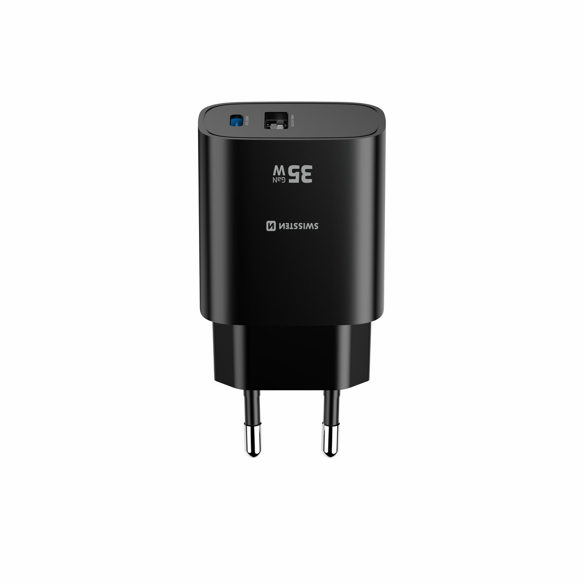 Swissten USB-C Charger Travel - 22071716/8595217495258 - Black