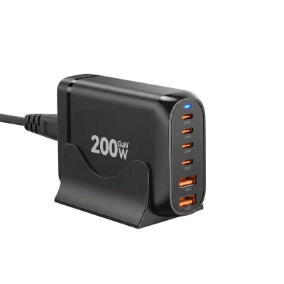 Wave WA-439 200W GaN Pro Desktop Fast Charger With Panoramic Air Conduction