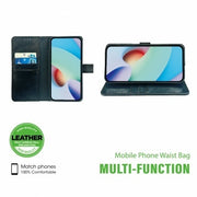 Wave Leer boekhoes iPhone 18 Pro Max - Black