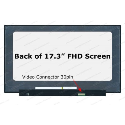 17,3 inch Laptop LCD Scherm NV173FHM-N49 V8.0 – Full HD IPS – 30-Pin