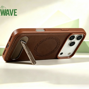 Wave Magnetische Hoes met Stand Galaxy A35 - Bruin