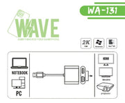 Wave WA-131 Adapter USb TO HDMI+VGA -CU