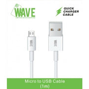 Wave WA-55 Quick Charger Micro Cable 1M (wit)