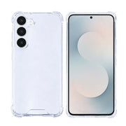 Rixus Anti-Burst hoesje voor Samsung Galaxy S25 FE – transparant