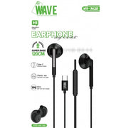 Wave WA-362B Wired Ear Phone Type-C (Black)