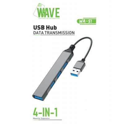 Wave WA-51 USB Hub Extender 4 in 1