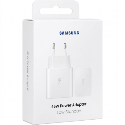 Samsung 45W Super Fast Charger USB-C Snellader Origineel – Wit (EP-T4510)