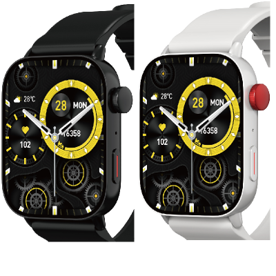 Wave WA-304 Smartwatch met 1.93" AMOLED-scherm – Zwart