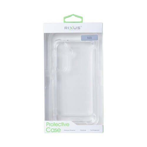 Rixus Anti-Burst-hoesje voor Samsung Galaxy A15 5G – transparant
