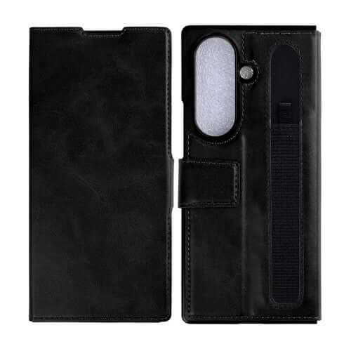 Rixus wallet-hoesje met penhouder voor Samsung Galaxy Z Fold8 Ultra – zwart