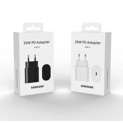Samsung PD Wall Charger 25W USB-C – EP-TA800 – Zwart & Wit