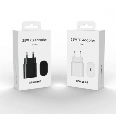 Samsung PD Wall Charger 25W USB-C – EP-TA800 – Zwart & Wit - samsung by Laad Centrum