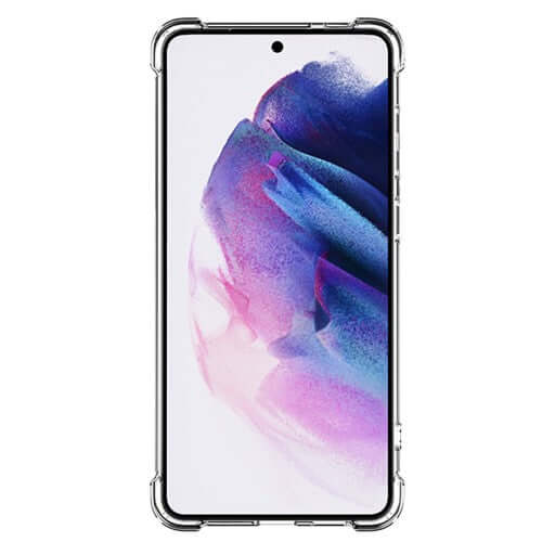 Rixus Anti-Burst hoesje voor Samsung Galaxy S25 Edge – transparant