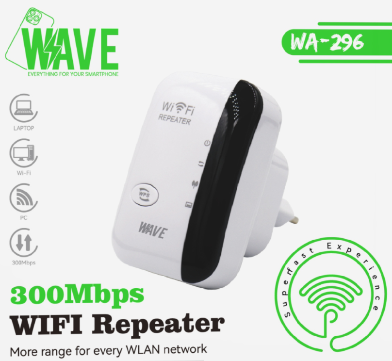 Wave WA-296 Wifi Repeater / Wifi Extender