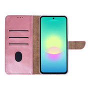 Rixus bookcase voor Samsung Galaxy A27 – roze