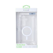Rixus Anti-Burst hoesje voor Samsung Galaxy A36/A37 – MagSafe-compatibel, transparant