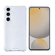 Rixus Anti-Burst hoesje voor Samsung Galaxy S24 FE – transparant
