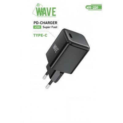 Wave WA-220 PD Charger 45W Super Fast – USB-C