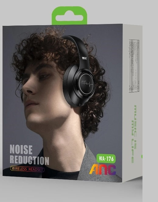 Wave WA-176 Noise Reducttion ANC Wireless Headset (zwart)