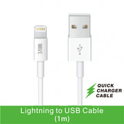 Wave WA-57 Quick Charger Lighning Cable 1M (wit)