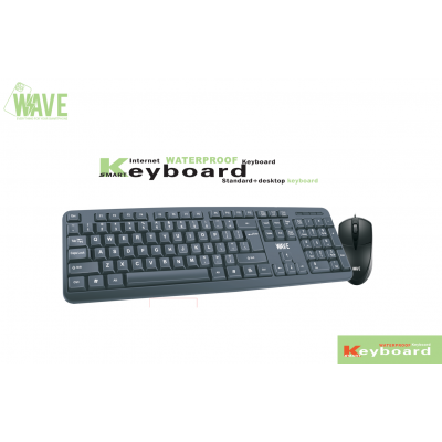Wave WA-190 Wired Office Keyboard And Mouse
