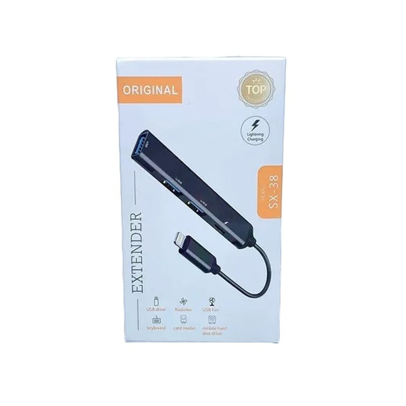 Type-C Plug to 4 USB Port Extender SX-35