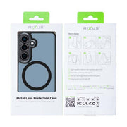 Rixus Classic 04 hoesje voor Samsung Galaxy S25 Plus – MagSafe-compatibel, zwart