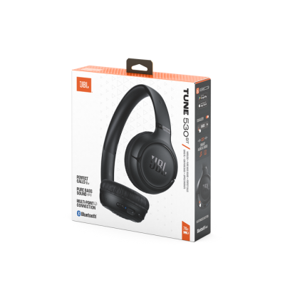 JBL Tune 530BT Wireless On-Ear Headphones (Zwart)