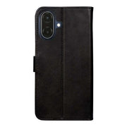 Rixus bookcase voor Samsung Galaxy A07 / A08 – zwart