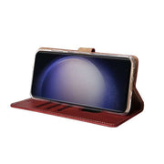 Rixus bookcase voor Samsung Galaxy S25 Ultra – donkerrood