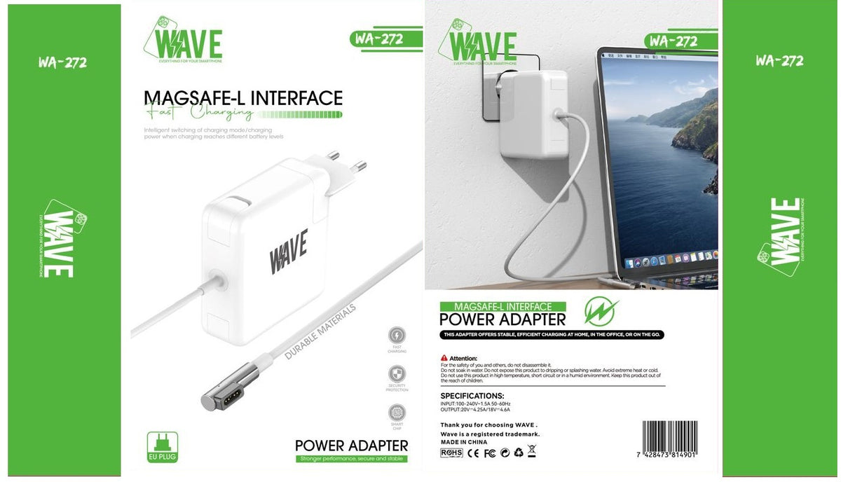 Aanvullende productafbeelding bij de Wave WA-272 MagSafe L-adapter