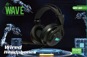 Wave WA-201 Gaming Headphones with surround sound and Shake Mode
