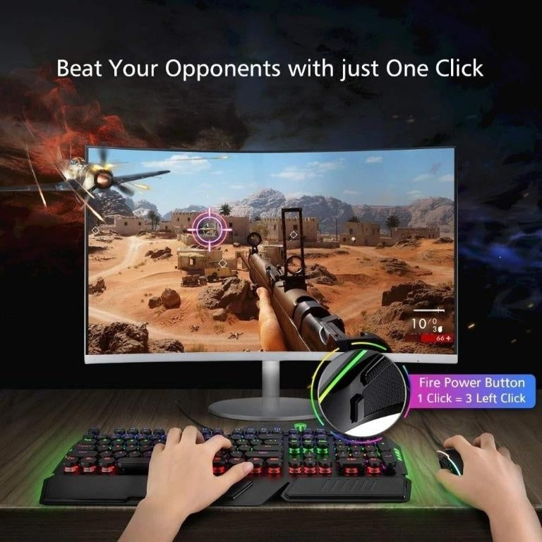 Bedrade gamingmuis optisch met LED (T16)